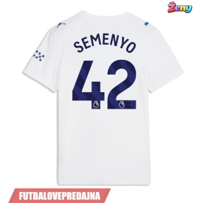 Lacne Ženy Futbalové dres Manchester City Antoine Semenyo #42 2026-27 Krátky Rukáv - Tretina